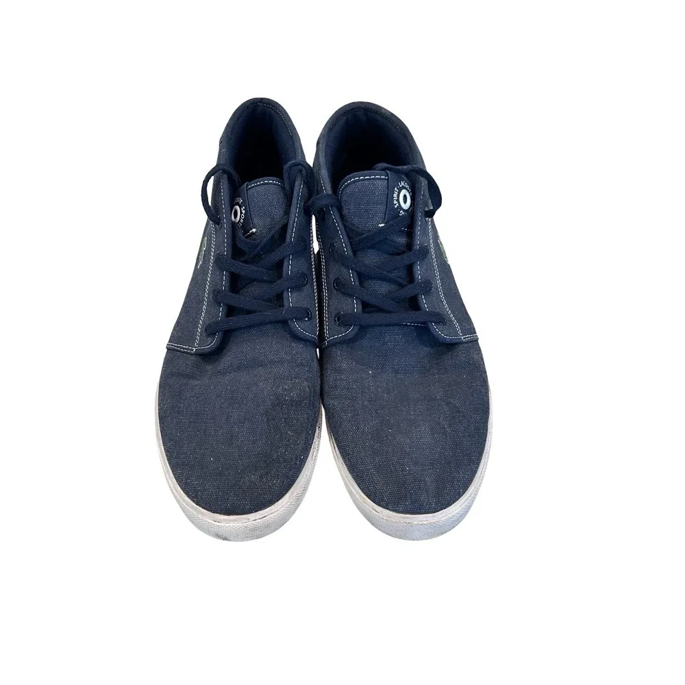 Lacoste Ampthill‎ CS Blue Chukka Sneakers Men's Size 12